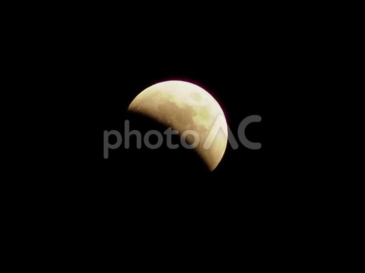 皆既月食 皆既月食,月,宇宙の写真素材