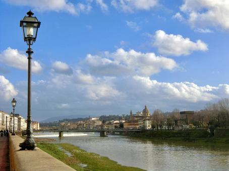 イタリア フィレンツェの街並み1 フィレンツェ,フィレンチェ,イタリアの写真素材