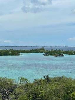 空と海のグラデーション開放感あふれる絶景 空と海のグラデーション開放感あふれる絶景の写真