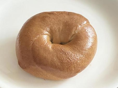 プレーンベーグル パン,ベーグル,食べ物の写真素材