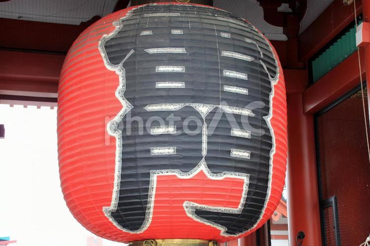 浅草浅草寺の雷門風景 浅草寺,雷門,参拝の写真素材