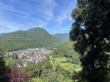 山間の集落 山間の集落 山,自然,風景の写真素材