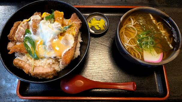 定食 ランチ,そば,美味しいの写真素材