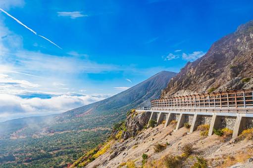 福島県　磐梯吾妻スカイラインの風景 磐梯吾妻スカイライン,福島,福島県の写真素材