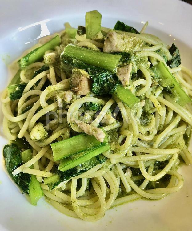 ジェノベーゼ 食べ物,パスタ,ジェノベーゼの写真素材