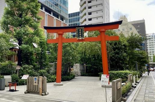 福徳神社の鳥居 福徳神社の鳥居の写真