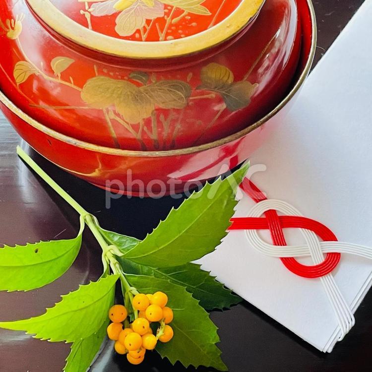 新年を祝う一椀のぬくもり｜お正月の雑煮 お正月,祝い膳,雑煮椀の写真素材
