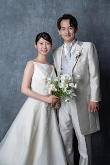 新郎新婦 ウェディングフォト,新婦,新郎の写真素材