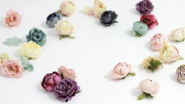 薔薇の造花 薔薇の造花の写真