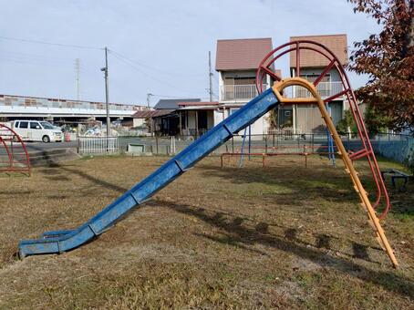 滑り台 滑り台,公園,遊具の写真素材
