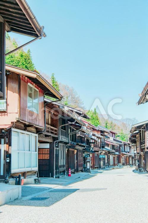 長野県　奈良井宿 奈良井,奈良井駅,中山道の写真素材