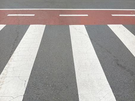 横断歩道 横断歩道の写真