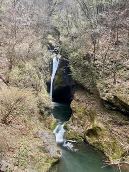 おみかの滝 日本 長野県 信州 滝 トレッキングの写真