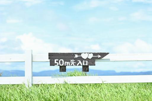 50m先入口 50m先入口の写真