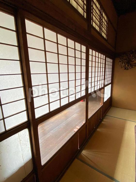 和室の障子建具 和室,障子,建具の写真素材