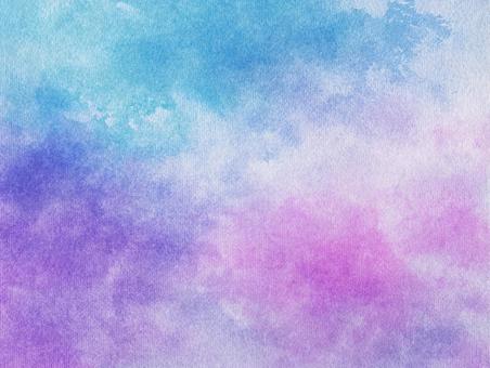 青と紫が滲む優しいグラデーション 青と紫が滲む優しいグラデーションの写真