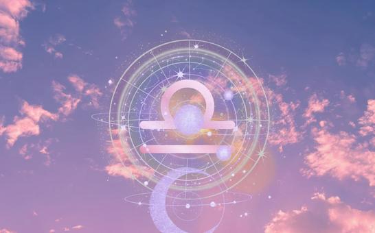 天秤座 天秤座,お洒落,幻想的の写真素材