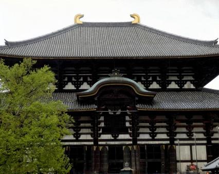 【風景写真】奈良 東大寺の風景 奈良,東大寺,大仏殿の写真素材