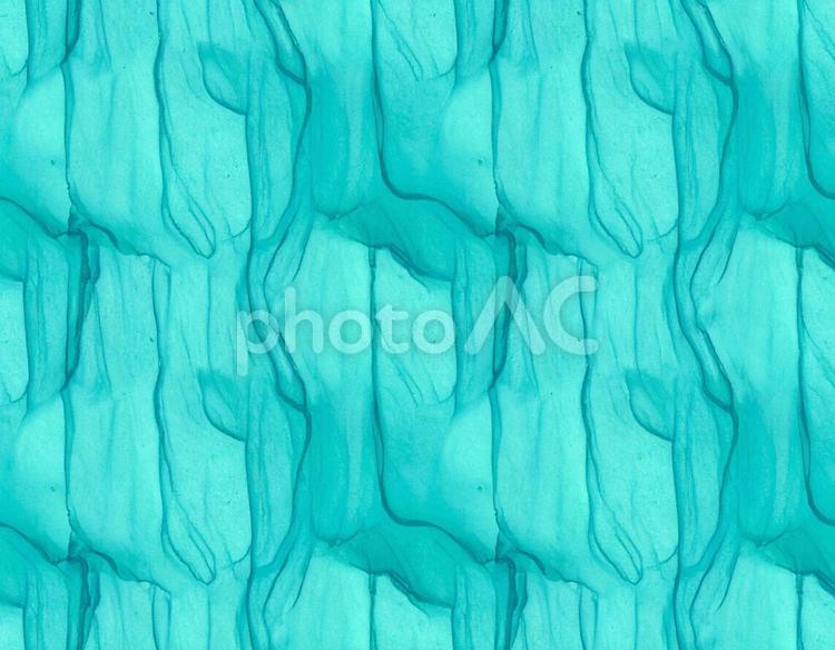 ターコイズインクの流れ ターコイズ,インク,模様の写真素材