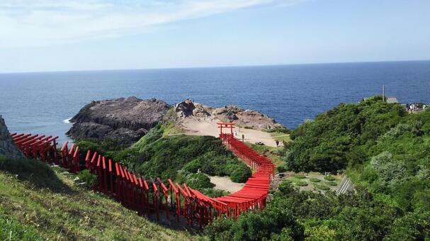 元乃隅神社 元乃隅神社,神社,山口の写真素材