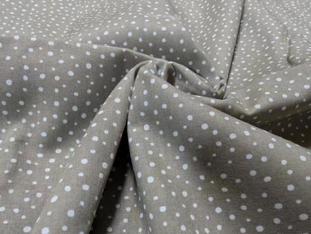 グレージュのドット生地4 グレージュのドット生地4の写真