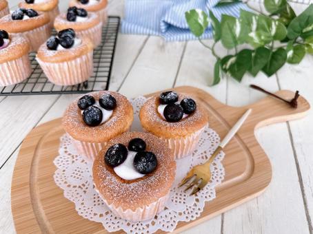 Photo, chiffon cake, cup chiffon cake, mini chiffon cake, 