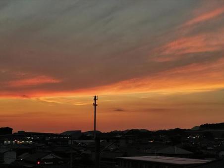 夕焼け 夕焼けの写真