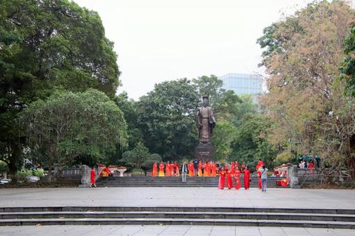 ベトナムハノイのリータイトー公園 ベトナム,ハノイ,リータイトー公園の写真素材