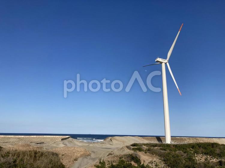 風力発電　波崎ウィンドファーム 波崎ウインドファーム,風力発電,波崎の写真素材