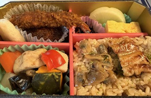 東海道新幹線沿線名物の駅弁 駅弁,東海道新幹線,深川めしの写真素材