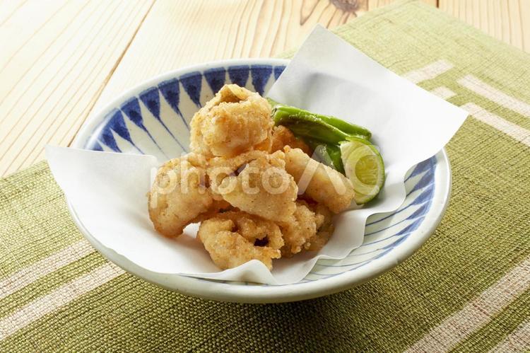 ハモの唐揚げ 鱧,唐揚げ,から揚げの写真素材