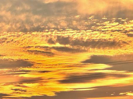 Orange sunset, JPG