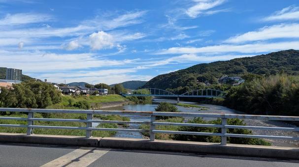 愛知県を流れる庄内川 愛知県,庄内川,河川の写真素材