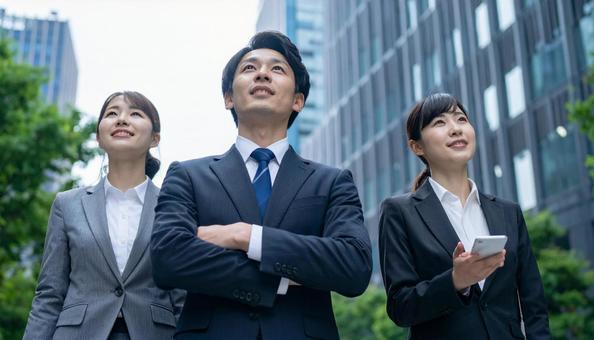 若いビジネスマンチーム 就活生 若いビジネスマンチーム 就活生の写真