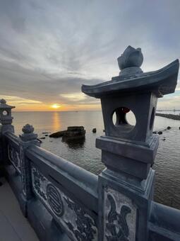 フーコック島の寺院 海外,フーコック島,ベトナムの写真素材