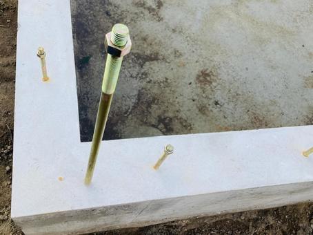 コンクリート基礎テクスチャー コンクリート,基礎,テクスチャーの写真素材