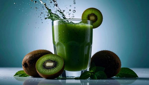 キウイフルーツ キウイジュース キウイフルーツ キウイジュースの写真
