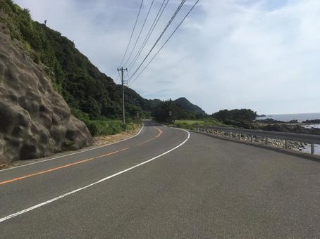 海岸道路 海岸道路の写真