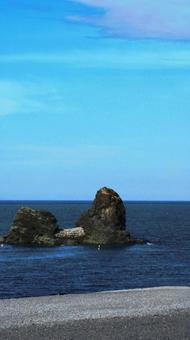 新潟県-投げ岩 新潟県-投げ岩の写真