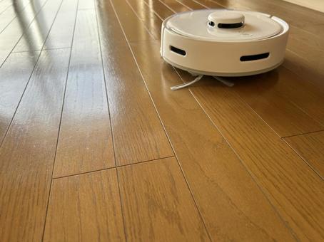お掃除ロボット お掃除ロボット フローリング,ロボット掃除機,家電の写真素材