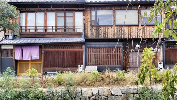 京都 町家 京都 町家 京都,町家,木造の写真素材
