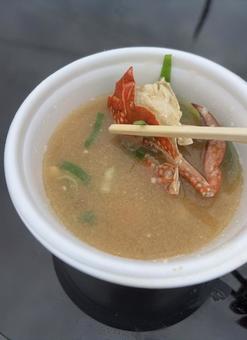 蟹汁 蟹汁,スープ,蟹の写真素材