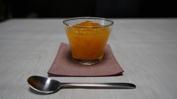 みかんゼリー みかん,オレンジ,みかんゼリーの写真素材