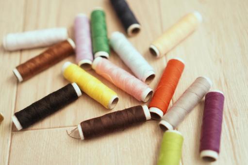 糸 糸,ミシン,刺繍の写真素材