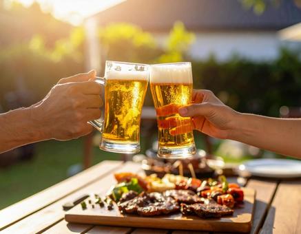 ビールとステーキで乾杯!夏ごちそうタイム ビールとステーキで乾杯!夏ごちそうタイムの写真