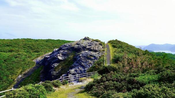 慶良間諸島座間味島のウナジノサチ展望台 慶良間諸島座間味島のウナジノサチ展望台の写真