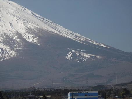 春に向かう富士山 春の鳥 春に向かう富士山 春の鳥の写真