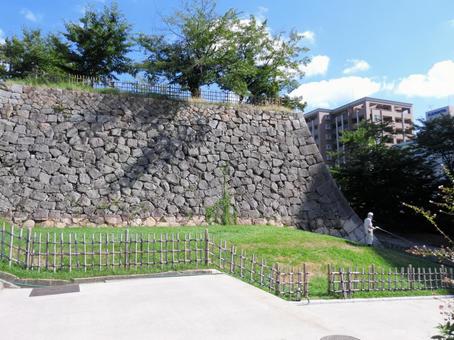 福山城 石垣 福山城 石垣の写真