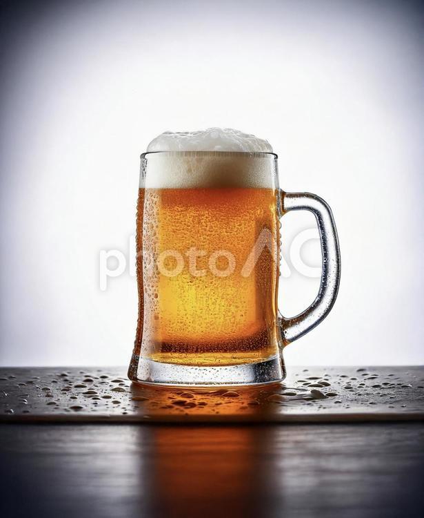 ビールジョッキ生ビール 生ビール,ジョッキ,ビールの写真素材