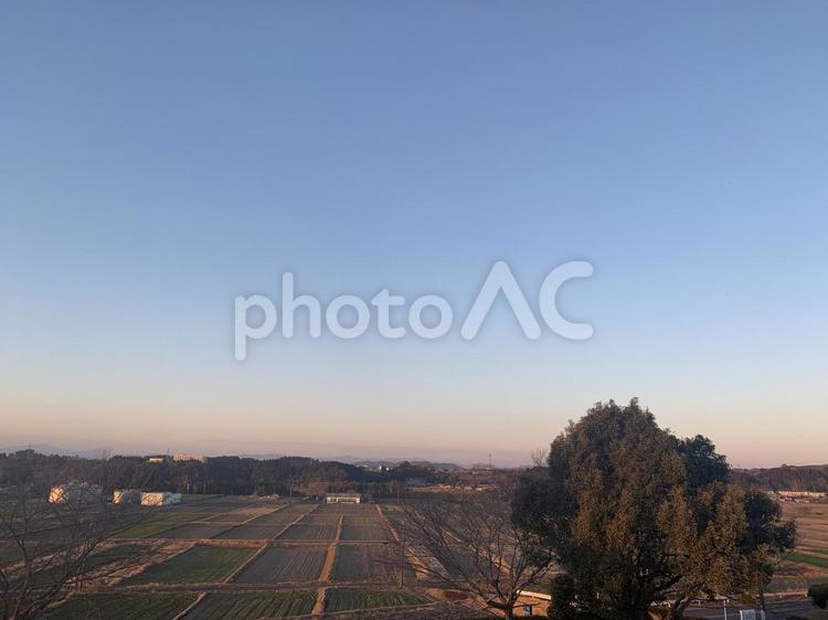 田園風景 田園風景,田園,田んぼの写真素材